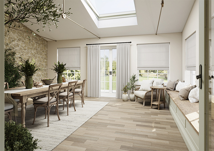 Laura Ashley Swanson, Oyster - Roman Blind - Image 6